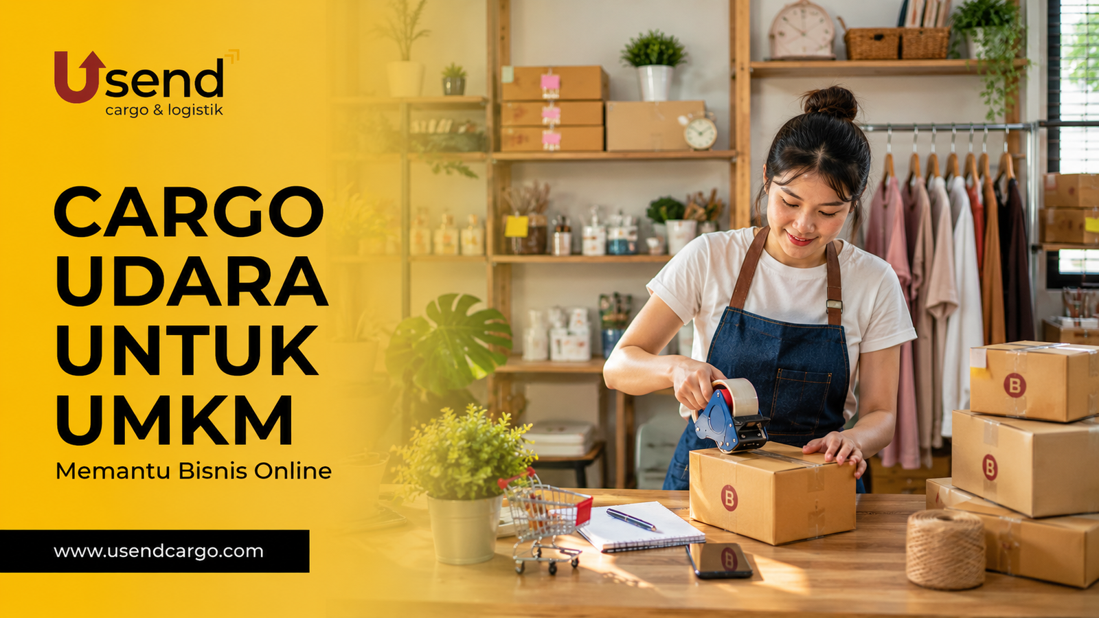 Usend | Cargo Udara untuk UMKM: Mendukung Pertumbuhan Bisnis Online