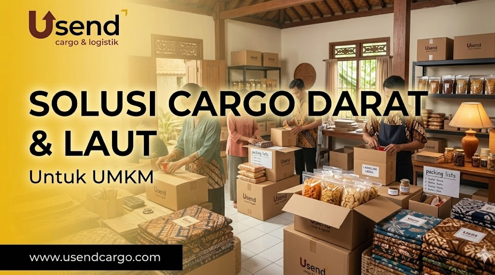 Usend | Solusi Cargo Darat & Laut untuk UMKM