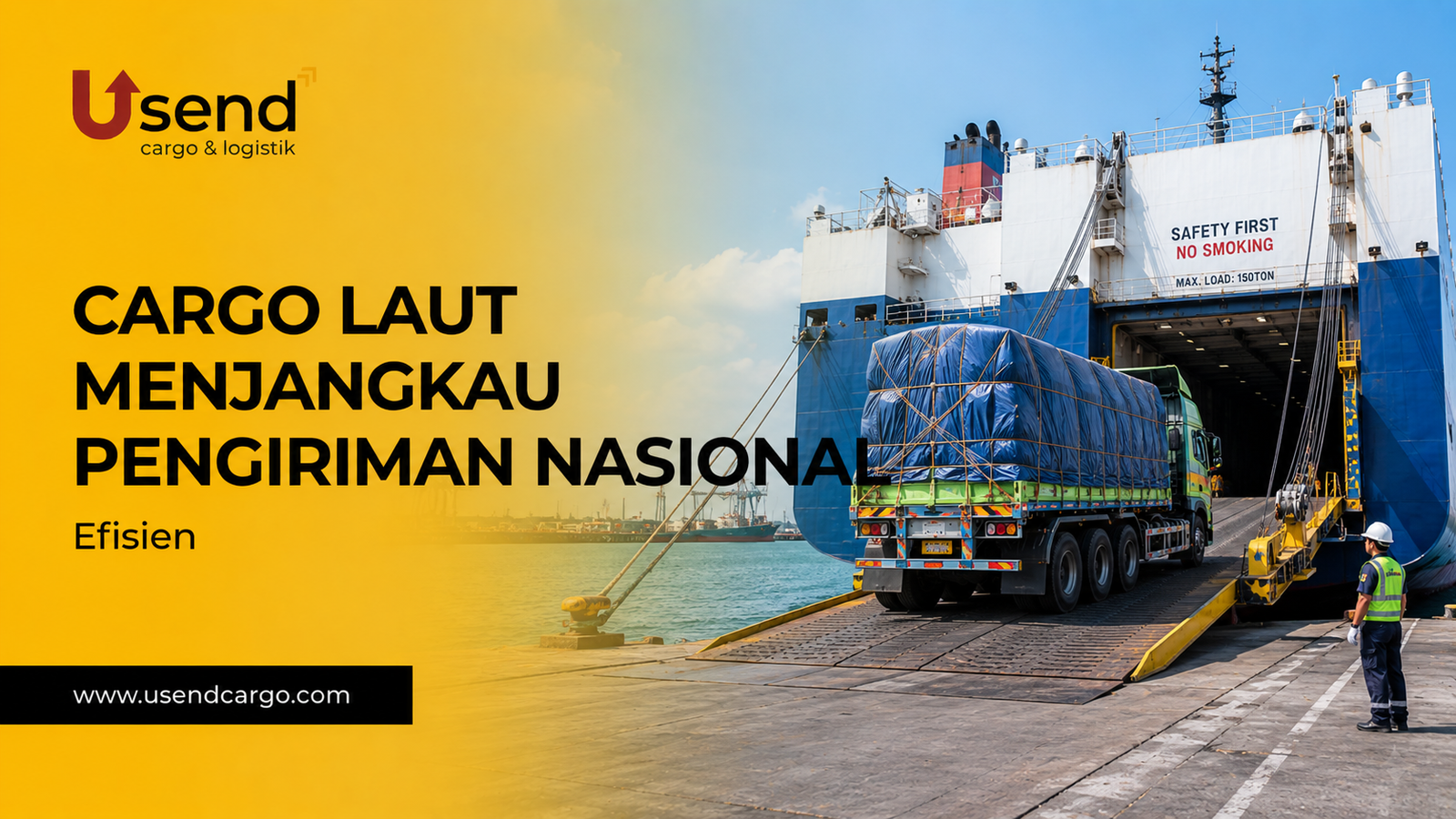 Usend | Cargo Laut Menjangkau Pengiriman Nasional